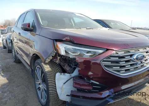 2019 Ford Edge Titanium z USA, uszkodzony, nr VIN 2FMPK4K96KBB87205